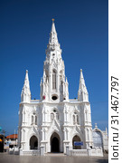 Catholic Church (Church of Our Lady Ransom) in Kanyakumari,Tamil Nadu, India (2014 год). Стоковое фото, фотограф Куликов Константин / Фотобанк Лори