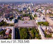 Aerial view of Voronezh (2019 год). Стоковое фото, фотограф Яков Филимонов / Фотобанк Лори