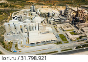 Cement plant in Bunol, Spain. Стоковое фото, фотограф Яков Филимонов / Фотобанк Лори