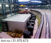 Image of ALBA synchrotron modern building interior indoors (2019 год). Редакционное фото, фотограф Яков Филимонов / Фотобанк Лори