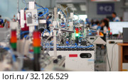 Modern technological exhibition in the building. Стоковое видео, видеограф Константин Шишкин / Фотобанк Лори