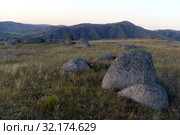 Вечер в горах Алтая у реки Чарыш. Стоковое фото, фотограф Free Wind / Фотобанк Лори