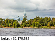 Николо-Медведский монастырь. Новая Ладога. Ленинградская область (2019 год). Стоковое фото, фотограф Сергей Афанасьев / Фотобанк Лори