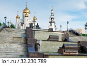 Россия, Сибирь, Ханты-Мансийск, храм Воскресения Христова (2018 год). Стоковое фото, фотограф Александр Циликин / Фотобанк Лори