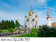 Россия, Сибирь, Ханты-Мансийск, храм Воскресения Христова (2018 год). Стоковое фото, фотограф Александр Циликин / Фотобанк Лори