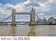 Тауэрский мост (Tower Bridge).  Лондон. Великобритания (2019 год). Стоковое фото, фотограф Сергей Афанасьев / Фотобанк Лори