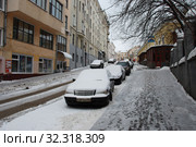 Большой Спасоглинищевский переулок. Тверской район. Город Москва (2011 год). Редакционное фото, фотограф lana1501 / Фотобанк Лори
