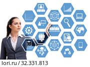 Concept of outsourcing in modern business. Стоковое фото, фотограф Elnur / Фотобанк Лори