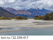 Долина реки Дарт, Отаго, Новая Зеландия (2019 год). Стоковое фото, фотограф NataMint / Фотобанк Лори