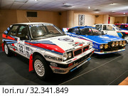 Lancia Delta Integrale and Lancia 037 Rally (2019 год). Редакционное фото, фотограф Art Konovalov / Фотобанк Лори
