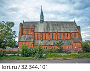 Barony Hall (Баронский зал, также известный как Баронская Церковь). Глазго. Шотландия. Великобритания (2019 год). Стоковое фото, фотограф Сергей Афанасьев / Фотобанк Лори