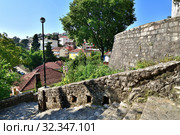 Herceg Novi City view from the Forte, Mare stairs, Montenegro (2019 год). Стоковое фото, фотограф Володина Ольга / Фотобанк Лори