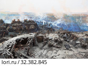 Фрагмент полотна панорамы "Оборона Севастополя 1854-1855 годов", Крым (2019 год). Редакционное фото, фотограф Николай Мухорин / Фотобанк Лори