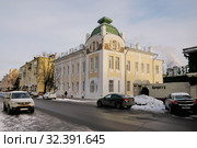 Дом Вахрамеева на улице Собинова, 43 (бывшая улица Нетеча) в Ярославле, 1875 г., начало XX века. Vakhrameev's house (2017 год). Редакционное фото, фотограф stargal / Фотобанк Лори
