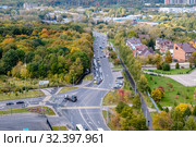 Москва, Северное Тушино, улица Саломеи Нерис (2019 год). Стоковое фото, фотограф glokaya_kuzdra / Фотобанк Лори