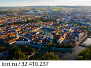 Czech town Ceske Budejovice (2019 год). Стоковое фото, фотограф Яков Филимонов / Фотобанк Лори
