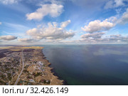 Крым, побережье Азовского моря в районе Щелкино (2019 год). Стоковое фото, фотограф Геннадий Соловьев / Фотобанк Лори
