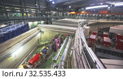Image of ALBA synchrotron building interior (2019 год). Редакционное видео, видеограф Яков Филимонов / Фотобанк Лори