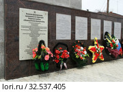 Мемориал Великой Отечественной войны. Россия, город Боровск (2019 год). Редакционное фото, фотограф Щеголева Ольга / Фотобанк Лори