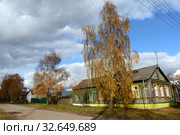 Улица Урицкого в городе Ряжске. Рязанская область (2017 год). Редакционное фото, фотограф Free Wind / Фотобанк Лори