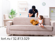 Child trafficking and abuse concept with small girl. Стоковое фото, фотограф Elnur / Фотобанк Лори