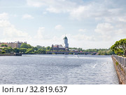 The city of Vyborg. Bolshoy Kovsh (Salakkalahti) embankment (2019 год). Стоковое фото, фотограф Parmenov Pavel / Фотобанк Лори