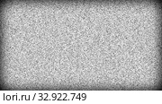 Noise on old tv screen with vignette, looping VHS interference. Universal vintage animated vignetting background. Seamless loop. 4K video footage. Стоковая анимация, аниматор Dmitry Domashenko / Фотобанк Лори