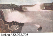 Ниагарский водопад. 1911. США. Стоковое фото, фотограф Retro / Фотобанк Лори