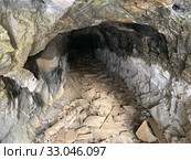 Россия, Челябинская область, Кыштымский район, поселок Слюдорудник. Шахта, в котоорой добывали слюду (2020 год). Стоковое фото, фотограф Овчинникова Ирина / Фотобанк Лори