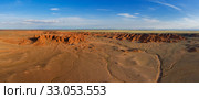 Bayanzag flaming cliffs in Mongolia. Стоковое фото, фотограф Михаил Коханчиков / Фотобанк Лори