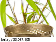 acupuncture needles. Стоковое фото, фотограф Hans-Joachim Schneider / PantherMedia / Фотобанк Лори