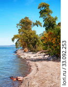 Landscape at Lake Balaton in autumn,Hungary. Стоковое фото, фотограф Gábor Páll / PantherMedia / Фотобанк Лори