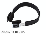 earphones isolated on a white background. Стоковое фото, фотограф Oleksandr Chub / PantherMedia / Фотобанк Лори