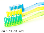 Colorful toothbrush. Стоковое фото, фотограф Gábor Páll / PantherMedia / Фотобанк Лори