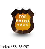 top rated icon on white. Стоковое фото, фотограф Piotr Stryjewski / PantherMedia / Фотобанк Лори