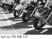 Motorcycles in a row. Стоковое фото, фотограф Mariusz Blach / PantherMedia / Фотобанк Лори