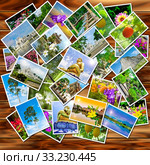 A stack of photographs. Стоковое фото, фотограф Phongkit Longthong / PantherMedia / Фотобанк Лори