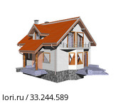detached house released. Стоковое фото, фотограф Norbert Dr. Lange / Smarterpix / Фотобанк Лори