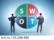 SWOT technique concept for business. Стоковое фото, фотограф Elnur / Фотобанк Лори