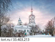 Церковь Варлаама Хутынского в Вологде Church of Varlaam Khutynsky in Vologda (2020 год). Стоковое фото, фотограф Baturina Yuliya / Фотобанк Лори