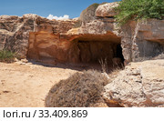 Cyclops Cave. Ammochostos (Famagusta) District. Cyprus (2018 год). Стоковое фото, фотограф Сергей Пристяжнюк (Serg Zastavkin) / Фотобанк Лори