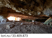 Cyclops Cave. Ammochostos (Famagusta) District. Cyprus (2018 год). Стоковое фото, фотограф Сергей Пристяжнюк (Serg Zastavkin) / Фотобанк Лори