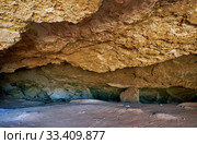 Cyclops Cave. Ammochostos (Famagusta) District. Cyprus (2018 год). Стоковое фото, фотограф Сергей Пристяжнюк (Serg Zastavkin) / Фотобанк Лори