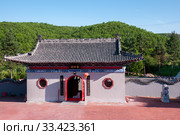 China, Heihe, July 2019: Taoist temple outside the city in Heihe in the summer. Стоковое фото, фотограф Катерина Белякина / Фотобанк Лори