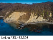 Краснодарский край, Туапсинский район, скалы Мышиные Норы на мысе Кадош. Стоковое фото, фотограф glokaya_kuzdra / Фотобанк Лори