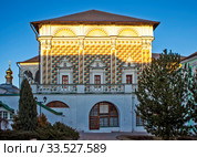 Трапезная палата. Западный фасад. Троице-Сергиева лавра. Сергиев Посад. Московская область (2020 год). Стоковое фото, фотограф Сергей Афанасьев / Фотобанк Лори