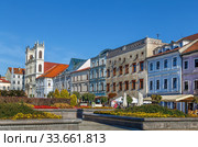 SNP Square in Banska Bystrica, Slovakia (2019 год). Стоковое фото, фотограф Boris Breytman / Фотобанк Лори