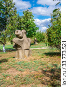Ancient greek colony Olbia in Parutino, Ukraine (2019 год). Редакционное фото, фотограф Sergii Zarev / Фотобанк Лори