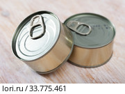 Image of preserves on wooden surface in kitchen. Стоковое фото, фотограф Яков Филимонов / Фотобанк Лори