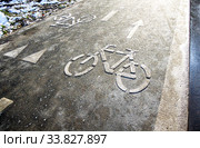 Bicycle lane for bike rider. Стоковое фото, фотограф FotograFF / Фотобанк Лори